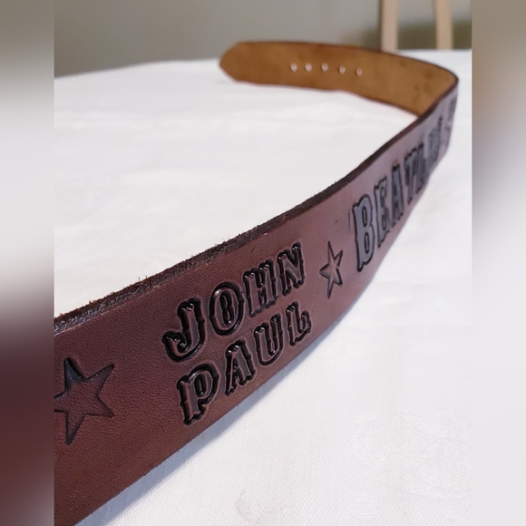 Vintage 1975 Leather Beatles Belt - Picture 8 of 8
